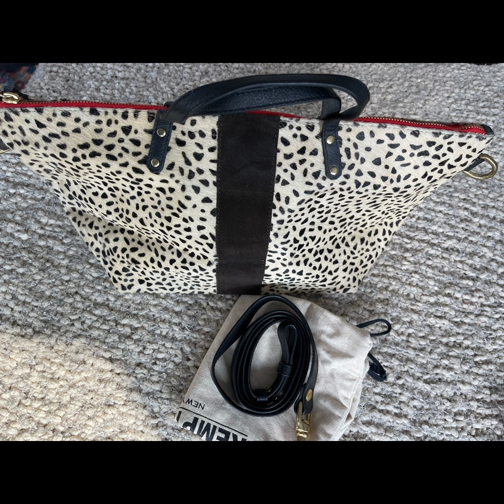 Kempton & Co Devon Holdall cheetah, NWOT